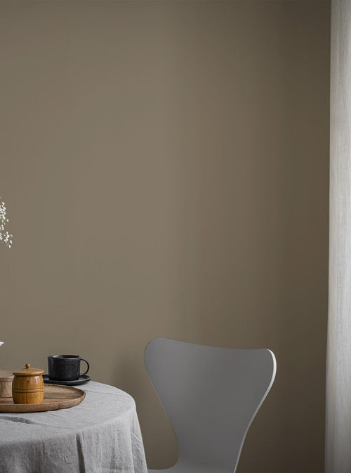 Duro Wallpaper behang effen beige bruin - 53 cm x 10.05 m - 662191