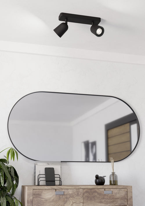 EGLO spot Camaldoli - gu10 - 30 cm - zwart