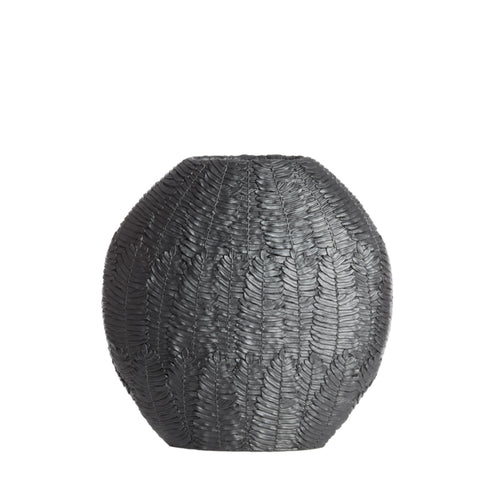 Light & Living vaas Nivica - zwart - 40.5x11x40cm - vtwonen shop