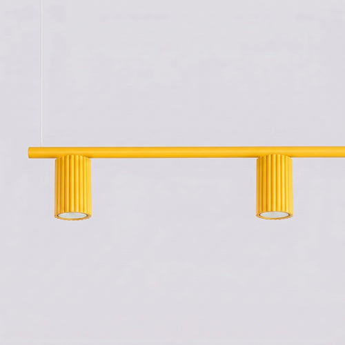 Sollux Lighting Kroonluchter KARBON 4 geel - 122x6,5x212cm