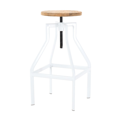 Legend Hoge draaibare kruk wit - in hoogte verstelbaar - vtwonen shop