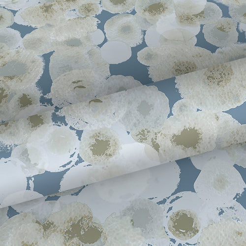 Sanders & Sanders behang aquarel luchtbellen beige en blauw - 53 cm x 10 m - 640019