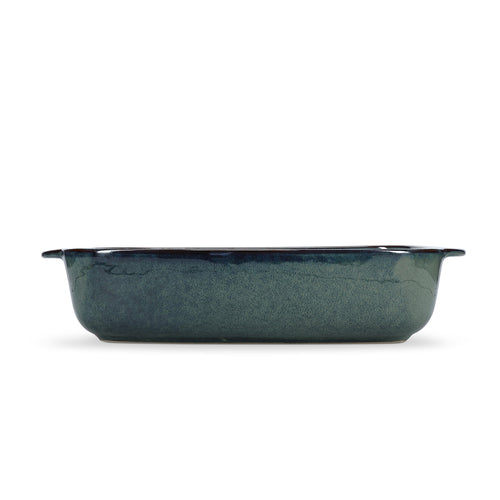 Salt & Pepper - Ovenschaal 39/33x25,5xH8,5cm groen/blauw Meridian