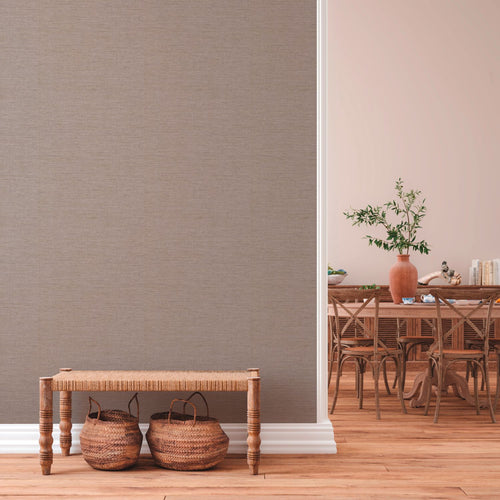Livingwalls behang geschilderd effect taupe - 53 cm x 10.05 m - AS-378575
