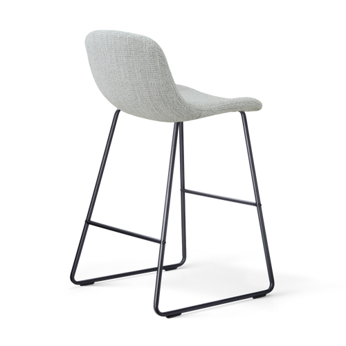 Nolon Nino-Mats Barkruk Grijs Melange - Zwart Onderstel - 65 Cm