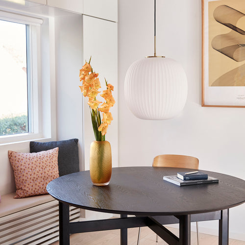 Hübsch vazen Molecule - glas - ø20xh19, ø15xh30cm - vtwonen shop