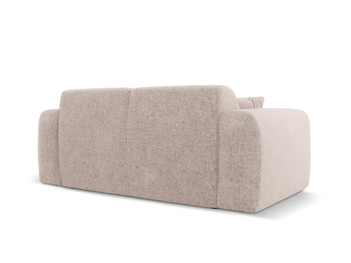 Cosmopolitan Design Bank Nolio 2-zits, chenille, beige - 95x170x72cm