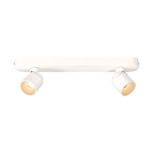 Atmooz plafondspot Nox 2 - wit - 38 x 5 x H 3 cm - geïntegreerde led
