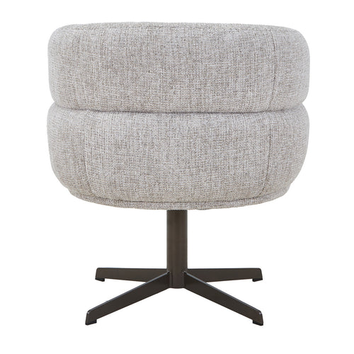 DÉJA Living Eetkamerstoel Coria - Beige/Brons - Draaibaar - Set van 2