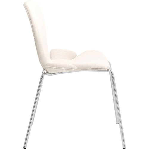 Kare Design Stoel Soft Blossom creme