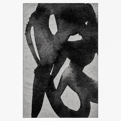 Lola&Moi vloerkleed Soot - zilver - 140x200cm