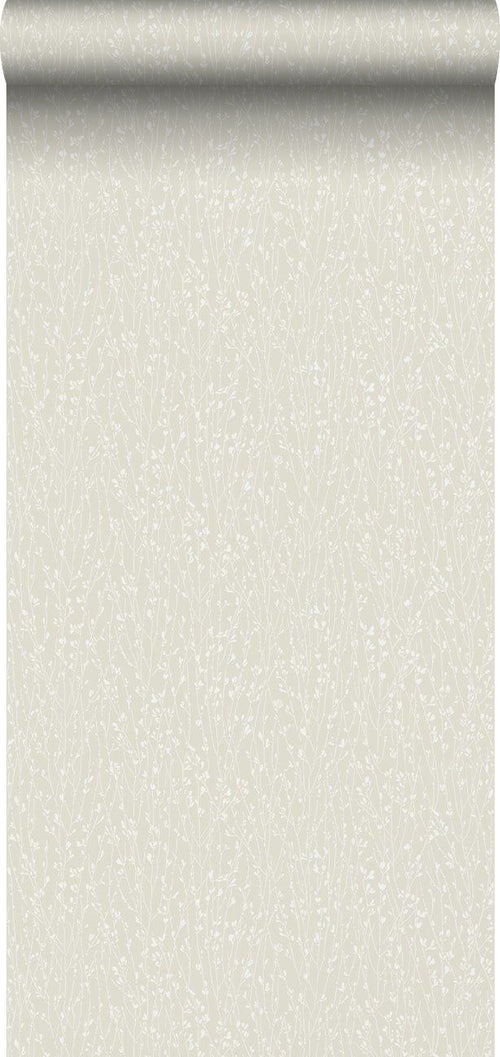 Borastapeter behang bloemetjes beige - 53 cm x 11.2 m - 660124 - vtwonen shop