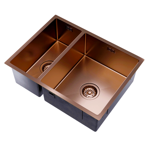 LOMAZOO Spoelbak Keuken Koper Amber - 55,5 x 41 cm - RVS