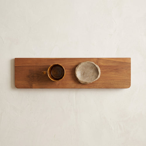 Raw materials zwevende wandplank Craftsman - Teakhout - 60 cm