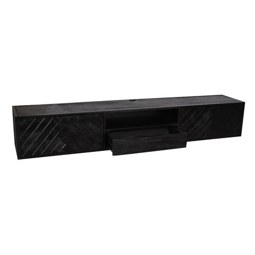 Starfurn  tv meubel New York - zwart - 35x200x33cm