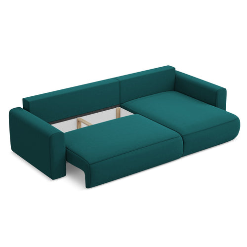 LaMiaSofa hoekbank rechts Perugia - velours - marien - 278x149x82