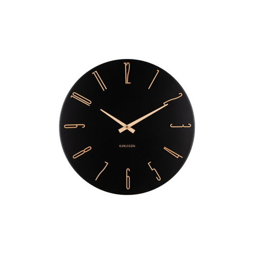Karlsson wandklok Esmerado - zwart - Ø40cm