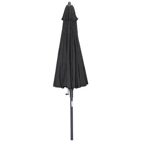 Manilla parasol - Ø250 cm - carbon black - zwart