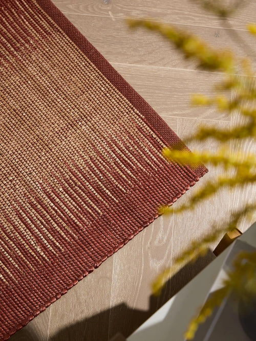 benuta jute loper Tulsi - terracotta - 70x200 cm