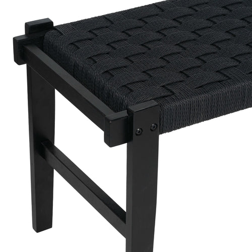 Furnhouse bankje Nobel - Zwart - 38x110x47