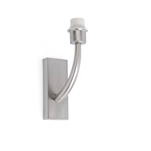 Faro Rem - 1 Lichts Binnen Wandlamp Satijn Nikkel - Kap niet inbegrepen, E27