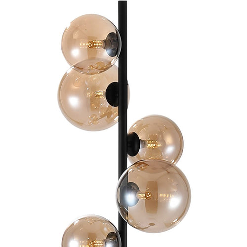 Freelight vloerlamp Calcio - 6 lichts - 45  x 170   cm - zwart - vtwonen shop