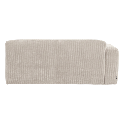 WOOOD 2-zits bank arm links Mojo Base - Rib - Ecru - 74x185x97