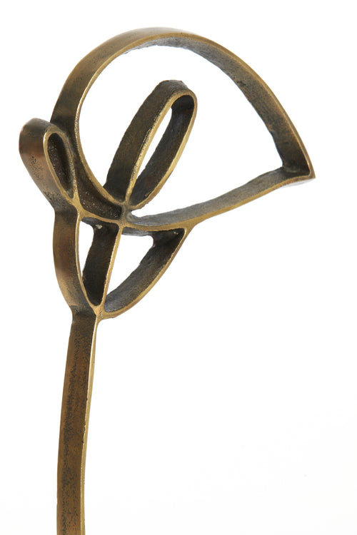 Light & Living ornament CALLA - 19x8x38cm - brons