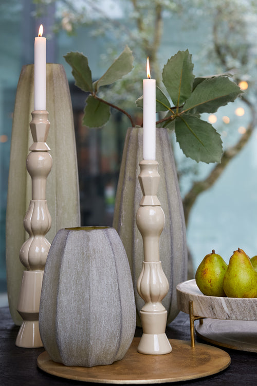 Light & Living vaas BRADLEY - Ø17x60cm - groen - vtwonen shop