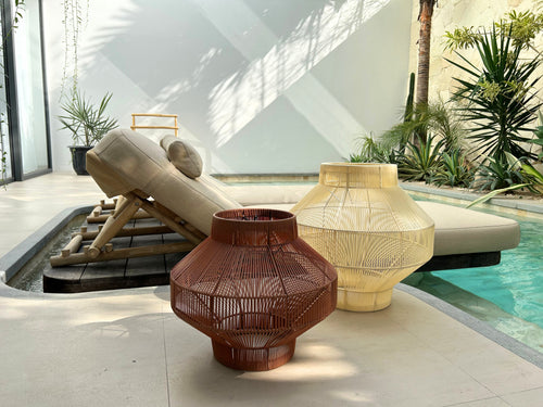 Originalhome lampenkap gerecycled Lampion no 2 - naturel - M - vtwonen shop