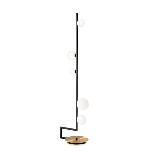Ideal Lux BIRDS Globe Vloerlamp Zwart