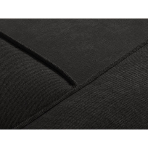Cosmopolitan Design - Bank Turin 2-zits, structurele stof donkergrijs - 100x212x68cm