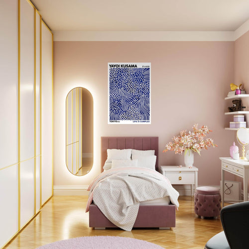 Artfulprints  Yayoi Kusama - Life is complex   poster 70x100 cm - vtwonen shop