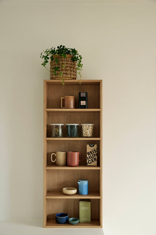 Hübsch plank Kappu - mdf/eikenfineer - 40x15xh100cm
