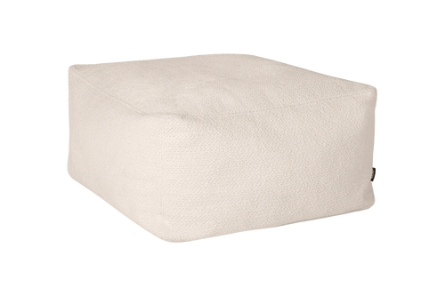 noo.ma Keno Pouf wol Cloud Beige Bouclé 50-70 cm
