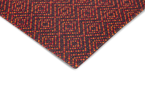 Jackies vloerkleed 8608 Diamond - Rood - 140 x 200 cm