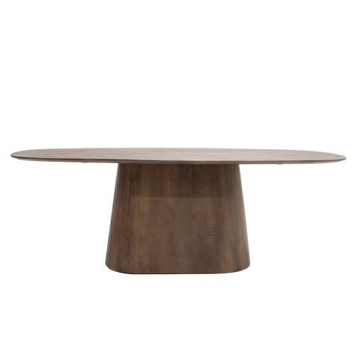 Giga Meubel Eettafel Stijn - Walnoot Deens Ovaal - 200x100x76cm