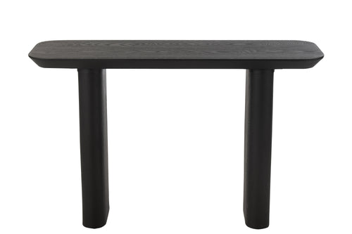 J-Line console Large Fineer - hout - zwart - vtwonen shop
