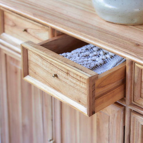 Tikamoon Buffet van mindihout 120 cm - Naturel - vtwonen shop