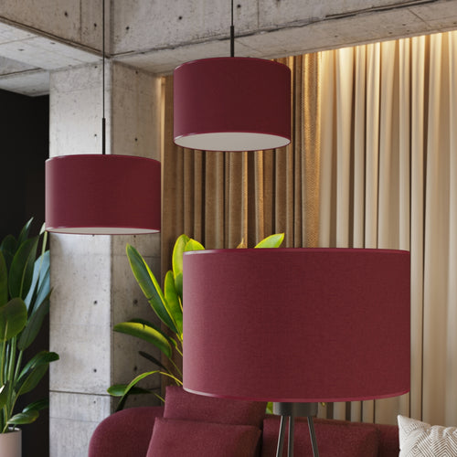 Sollux Lighting Vloerlamp NEVIA bordeaux - 40x40x135cm