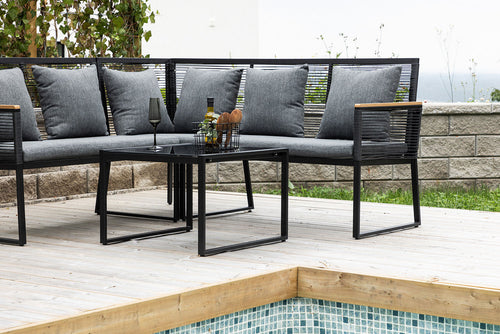 Rebellenclub Loungeset Ocean - Zwart