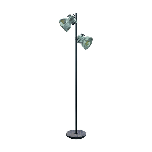 EGLO vloerlamp Barnstaple - e27 - 158 cm - bruin/zwart - vtwonen shop