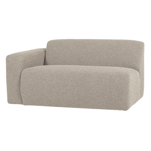 WOOOD 1,5-zits bank arm links Mojo Base - Bouclé - Beige - 74x145x97
