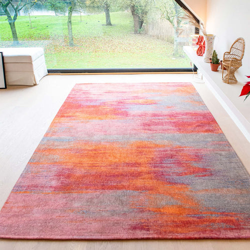 Louis De Poortere vloerkleed Hibiscus Red - rood - 280x390cm