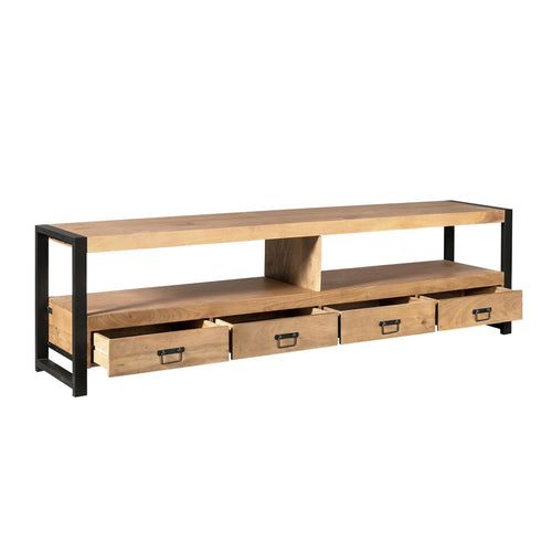 Starfurn Tv-meubel Britt - Naturel Hout - 220x45x60cm