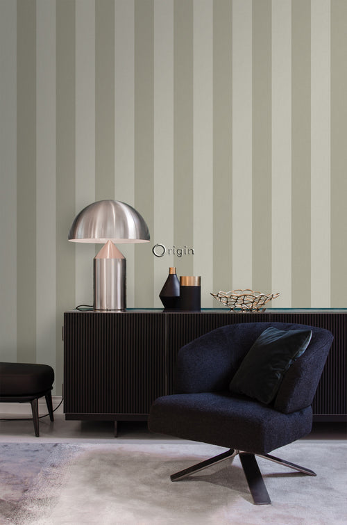 Origin Wallcoverings behang strepen lichtbruin - 53 cm x 10,05 m - 347014 - vtwonen shop