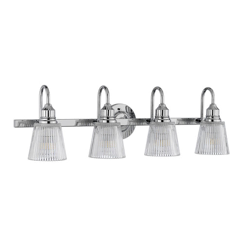 Addison 4-lichts wandlamp gepolijst chroom IP44