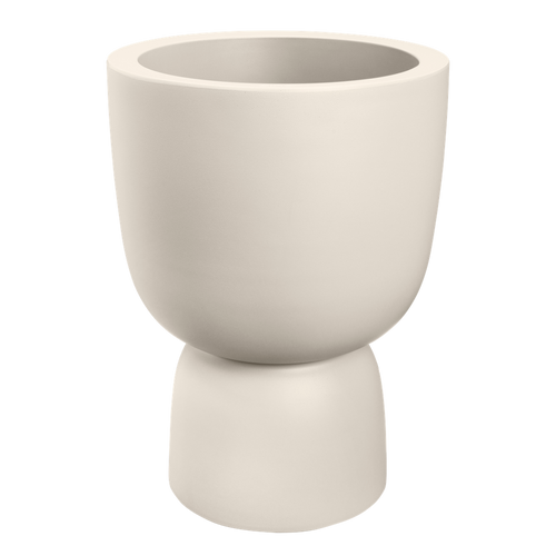 elho amber coupe 35 linnen wit | Bloempot |Premium statementdesign