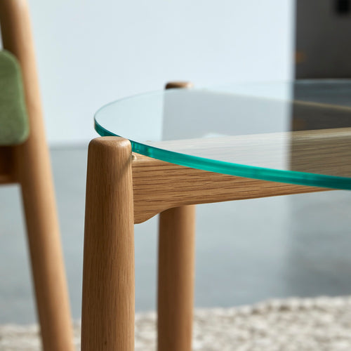 Tikamoon Massief eiken salontafel - Naturel