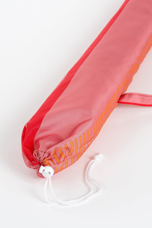 Mica Decorations Stripe Strandparasol - H180 x Ø160 cm - Lichtroze - vtwonen shop